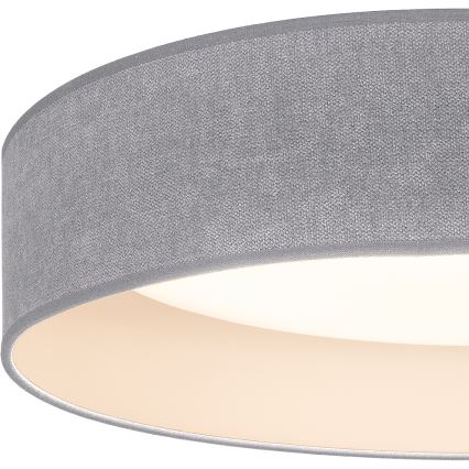 BRILAGI - LED plafonsko svetlo VELVET SIMPLE LED/36W/230V 3000K Ø 55 cm sivo