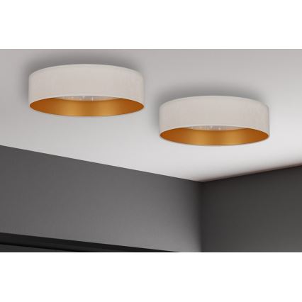 Brilagi - LED plafonsko svetlo VELVET STAR LED/24W/230V Ø 40 cm 3000K/4000K/6400K krem/zlatna