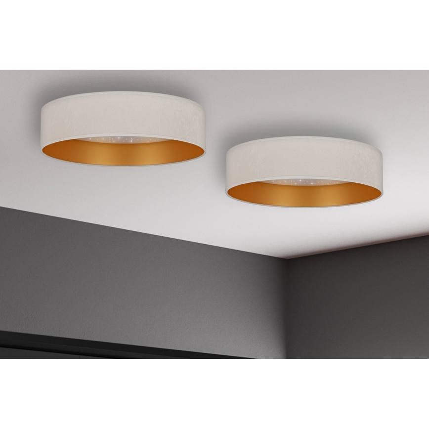 Brilagi - LED plafonsko svetlo VELVET STAR LED/24W/230V Ø 40 cm 3000K/4000K/6400K krem/zlatna