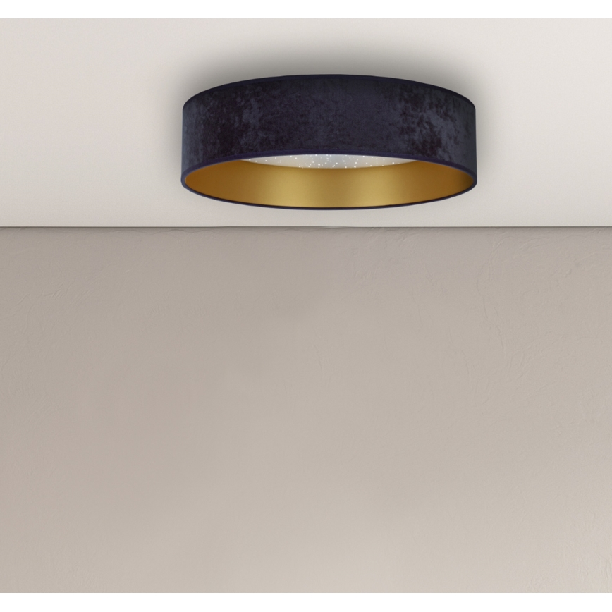 Brilagi - LED plafonsko svetlo VELVET STAR LED/24W/230V Ø 40 cm 3000K/4000K/6400K plava/zlatna