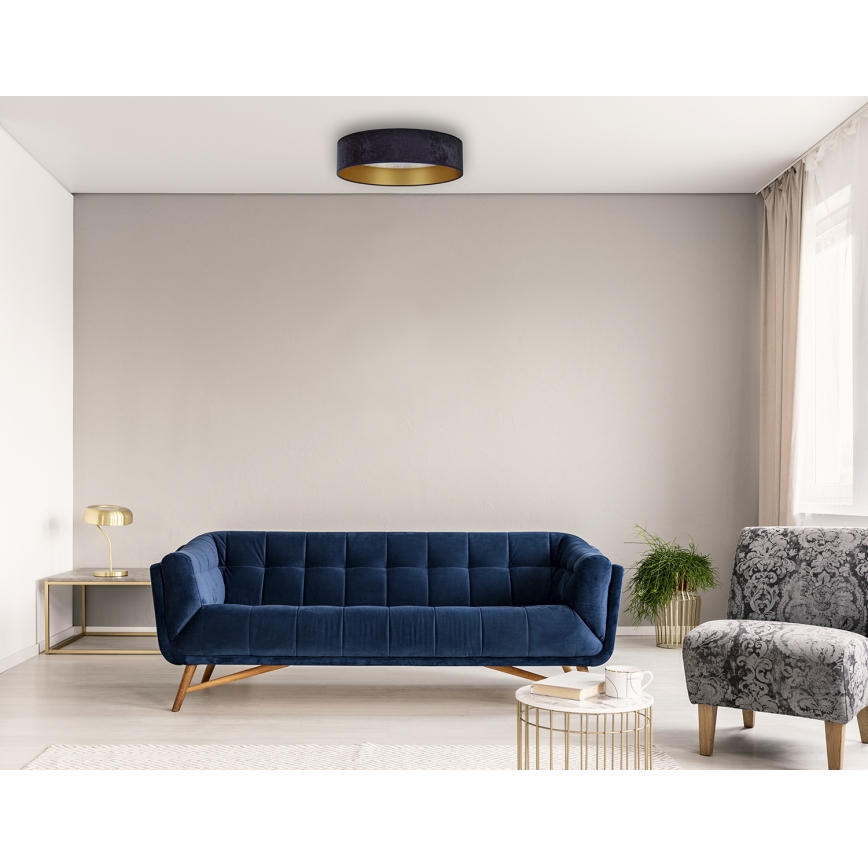 Brilagi - LED plafonsko svetlo VELVET STAR LED/24W/230V Ø 40 cm 3000K/4000K/6400K plava/zlatna