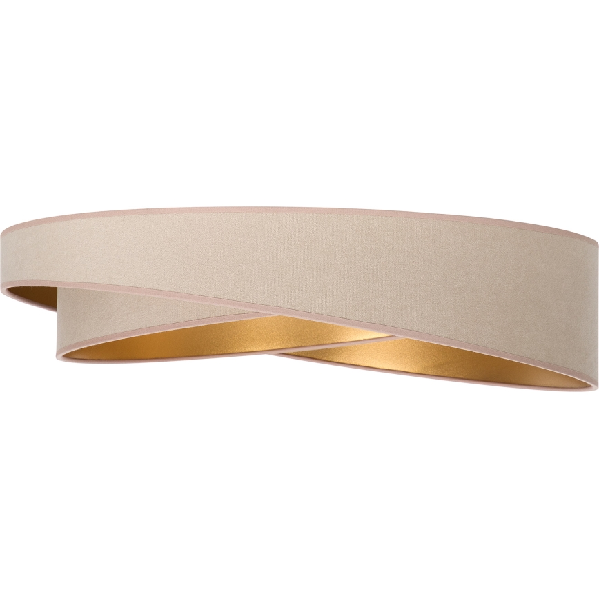BRILAGI - LED plafonsko svetlo VELVET TWIST LED/24W/230V 4000K prečnik 55 cm bež/zlatna