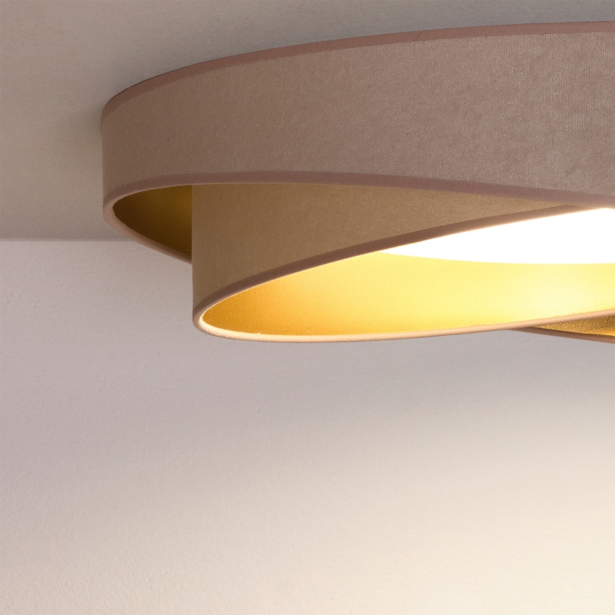 BRILAGI - LED plafonsko svetlo VELVET TWIST LED/24W/230V 4000K prečnik 55 cm bež/zlatna