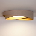 BRILAGI - LED plafonsko svetlo VELVET TWIST LED/24W/230V 4000K prečnik 55 cm bež/zlatna