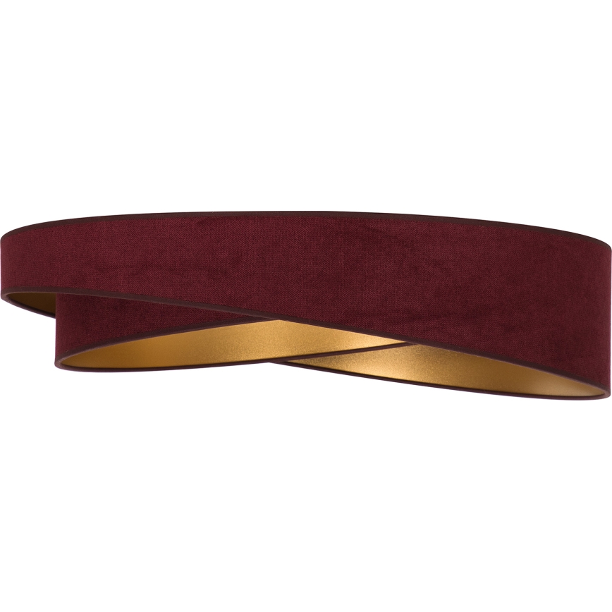 BRILAGI - LED plafonsko svetlo VELVET TWIST LED/24W/230V 4000K prečnik 55 cm burgundsko/zlatno