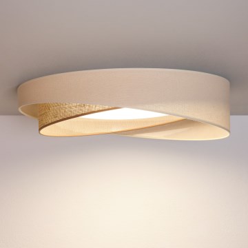 BRILAGI - LED plafonsko svetlo VELVET TWIST LED/24W/230V 4000K prečnik 55 cm krem/bež