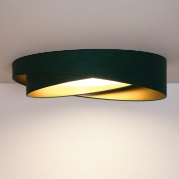 BRILAGI - LED plafonsko svetlo VELVET TWIST LED/24W/230V 4000K prečnik 55 cm zelena/zlatna