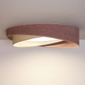 BRILAGI - LED plafonsko svetlo VELVET TWIST LED/24W/230V 4000K Ø 55 cm ružičasto/krem