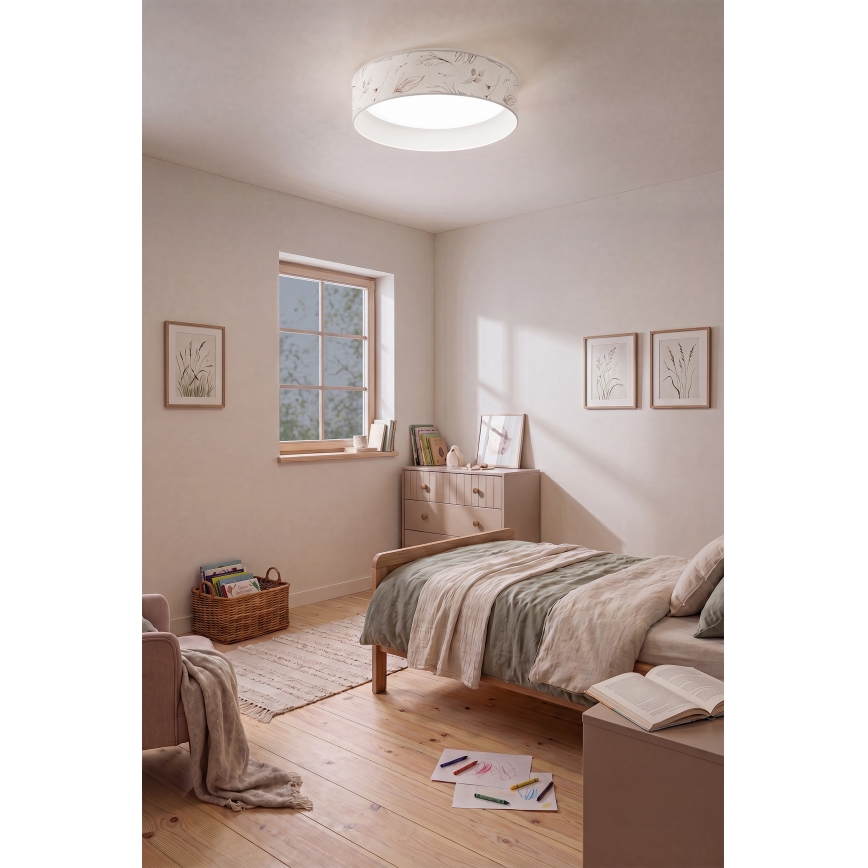Brilagi - LED plafonsko svetlo VELVET VARI LED/24W/230V 3000/4000/6500K prečnik 45 cm belo/cvetni dezen