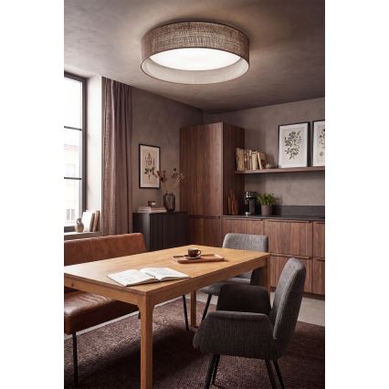 Brilagi - LED plafonsko svetlo VELVET VARI LED/24W/230V 3000/4000/6500K prečnik 45 cm braon