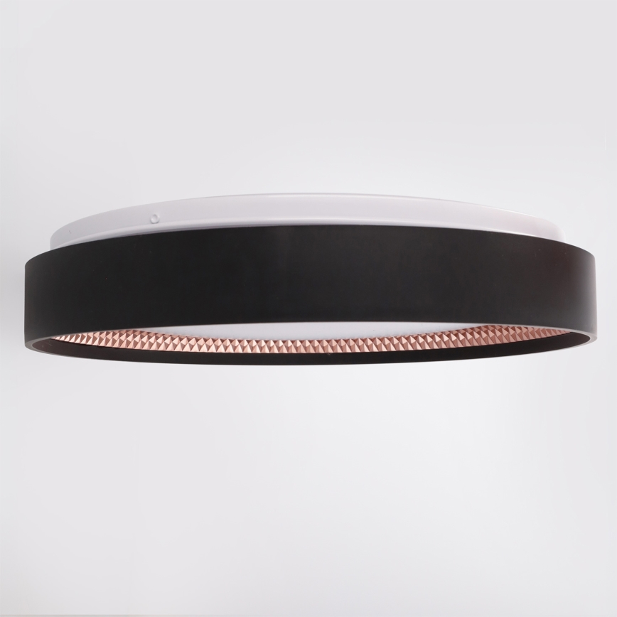 Brilagi - LED prigušiva plafonska svetiljka WALDO LED/48W/230V 3000-6500K prečnik 40 cm crna/zlatna + daljinski upravljač