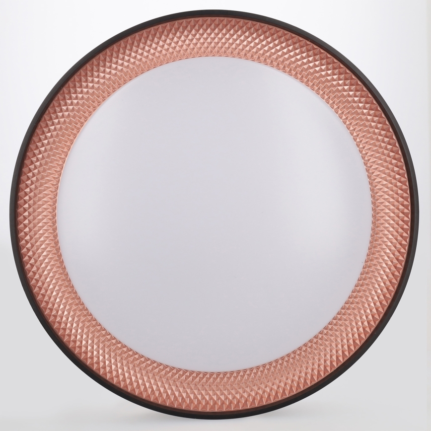 Brilagi - LED prigušiva plafonska svetiljka WALDO LED/48W/230V 3000-6500K prečnik 40 cm crna/zlatna + daljinski upravljač