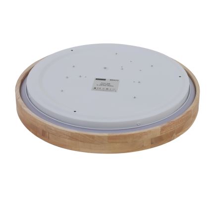 Brilagi - LED stropno svetlo WOODROUND LED/40W/230V 3000/4000/6000K prečnik 60 cm drveno CRI 90