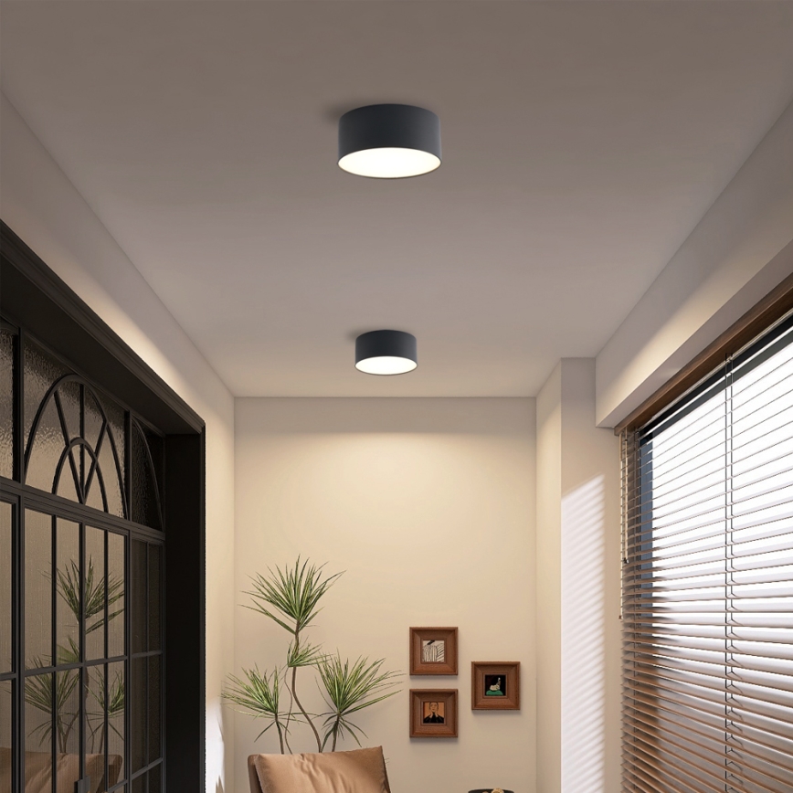 Brilagi - LED plafonsko svetlo za kupatilo FORIS LED/20W/230V prečnik 15 cm crna IP44