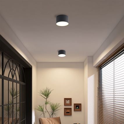 Brilagi - LED plafonsko svetlo za kupatilo FORIS LED/9W/230V prečnik 9 cm crno IP44
