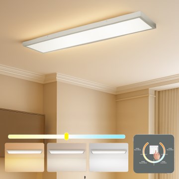 Brilagi - LED plafonsko svetlo za kupatilo FRAME LED/50W/230V 3000/4000/6000K 120x30 cm IP44 srebrno