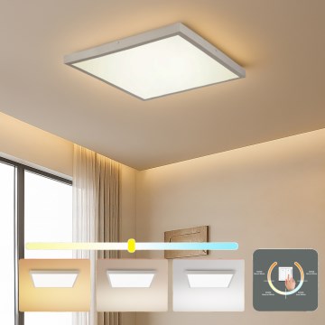 Brilagi - LED plafonsko svetlo za kupatilo FRAME LED/50W/230V 3000/4000/6000K 60x60 cm IP44 srebrna