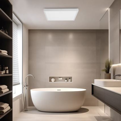 Brilagi - LED plafonsko svetlo za kupatilo FRAME LED/50W/230V 60x60 cm IP44 belo