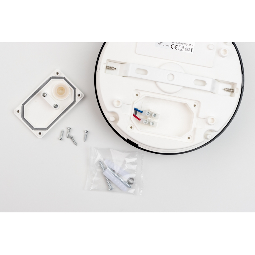 Brilagi - LED plafonsko svetlo za kupatilo PERA LED/12W/230V Ø 18 cm IP65 crna