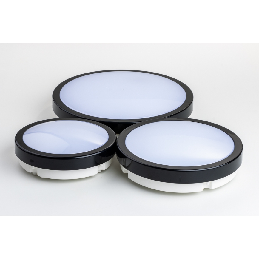 Brilagi - LED plafonsko svetlo za kupatilo PERA LED/18W/230V pr. 22 cm IP65 crno