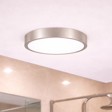 Brilagi - LED plafonsko svetlo za kupatilo POOL LED/24W/230V 3000/4000/5500K prečnik 30 cm IP54 mat hrom