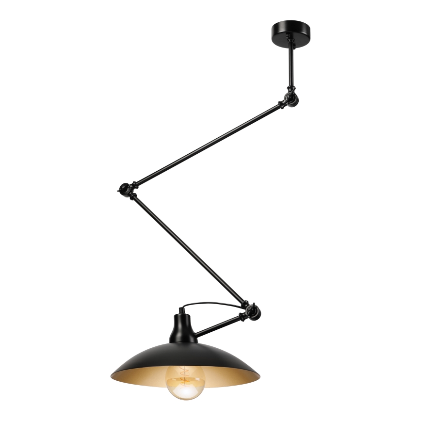 BRILAGI - LED podesiv luster na stalku IRONBEAM 1xE27/60W/230V crni