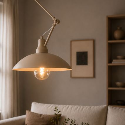 BRILAGI - LED podesivi luster na stalku IRONBEAM 1xE27/60W/230V bež