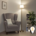Brilagi - LED podna lampa CERIA 1xE27/20W/230V prečnik 25 cm siva/zlatna