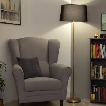 Brilagi - LED podna lampa CERIA 1xE27/20W/230V prečnik 45 cm crna/zlatna