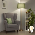 Brilagi - LED podna lampa CERIA 1xE27/20W/230V prečnik 45 cm zelena/zlatna