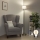Brilagi - LED podna lampa CERIA 1xE27/40W/230V prečnik 25 cm siva/matni hrom