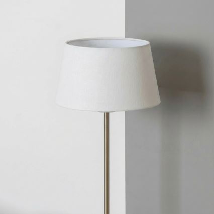 Brilagi - LED podna lampa CERIA 1xE27/40W/230V prečnik 30 cm bela/mat hrom