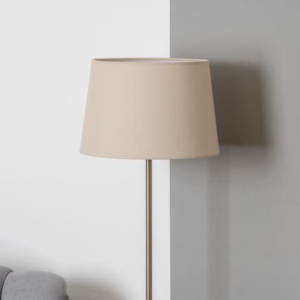 Brilagi - LED podna lampa CERIA 1xE27/40W/230V prečnik 30 cm bež/mat hrom