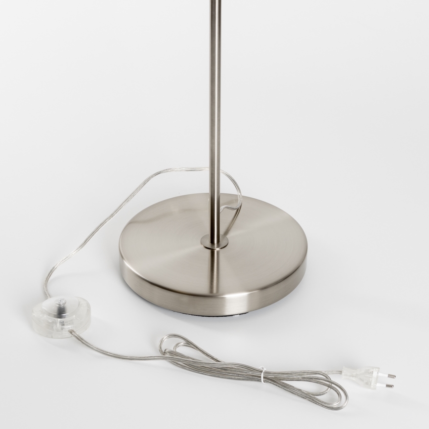 Brilagi - LED podna lampa CERIA 1xE27/40W/230V prečnik 30 cm bež/mat hrom
