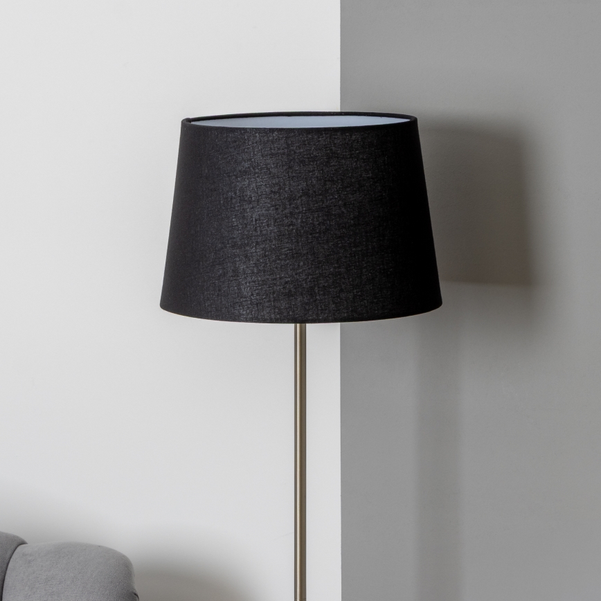Brilagi - LED podna lampa CERIA 1xE27/40W/230V prečnik 30 cm crna/mat hrom