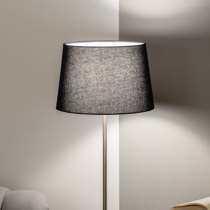 Brilagi - LED podna lampa CERIA 1xE27/40W/230V prečnik 30 cm crna/mat hrom