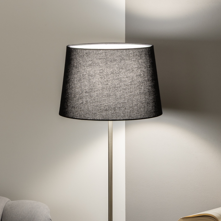 Brilagi - LED podna lampa CERIA 1xE27/40W/230V prečnik 30 cm crna/mat hrom