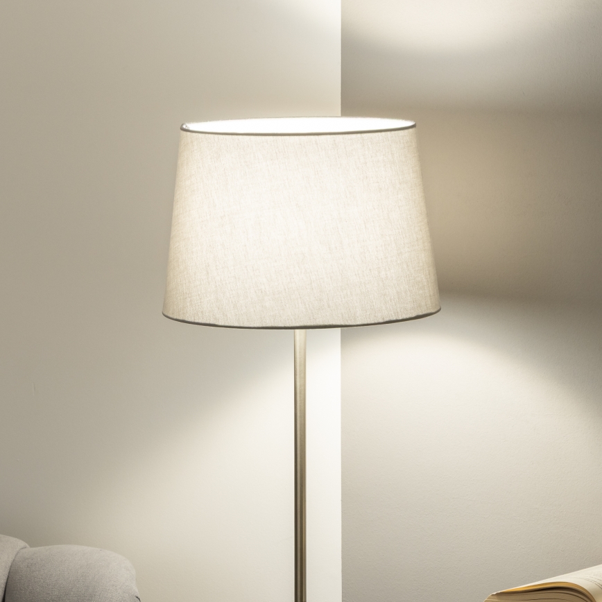 Brilagi - LED podna lampa CERIA 1xE27/40W/230V prečnik 30 cm siva/mat hrom