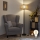 Brilagi - LED podna lampa CERIA 1xE27/40W/230V, prečnik 35 cm, bež/crna