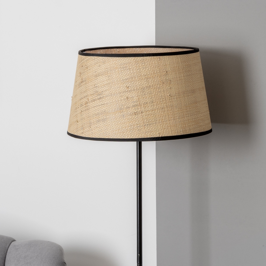 Brilagi - LED podna lampa CERIA 1xE27/40W/230V, prečnik 35 cm, bež/crna