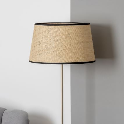 Brilagi - LED podna lampa CERIA 1xE27/40W/230V, prečnik 35 cm, bež/mat hrom