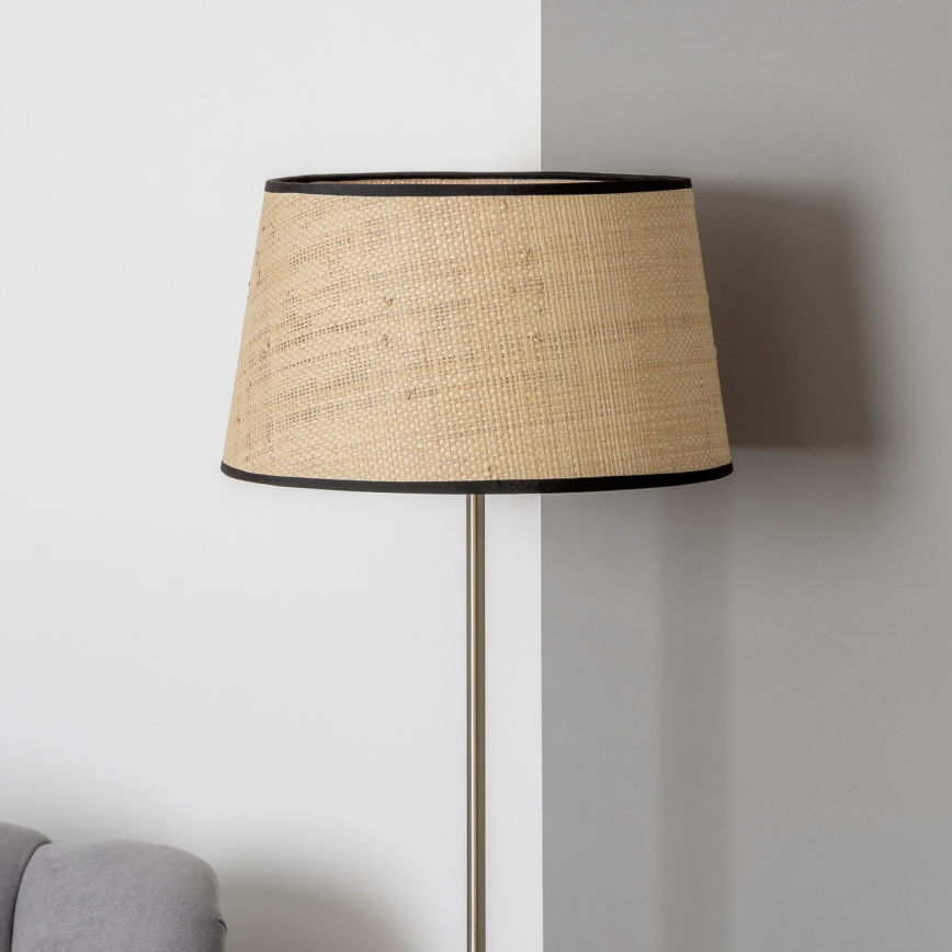 Brilagi - LED podna lampa CERIA 1xE27/40W/230V, prečnik 35 cm, bež/mat hrom