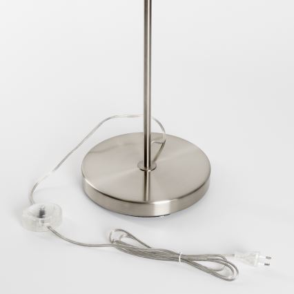 Brilagi - LED podna lampa CERIA 1xE27/40W/230V, prečnik 35 cm, bež/mat hrom