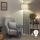 Brilagi - LED podna lampa CERIA 1xE27/40W/230V prečnik 45 cm siva/bela
