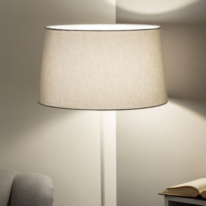 Brilagi - LED podna lampa CERIA 1xE27/40W/230V prečnik 45 cm siva/bela