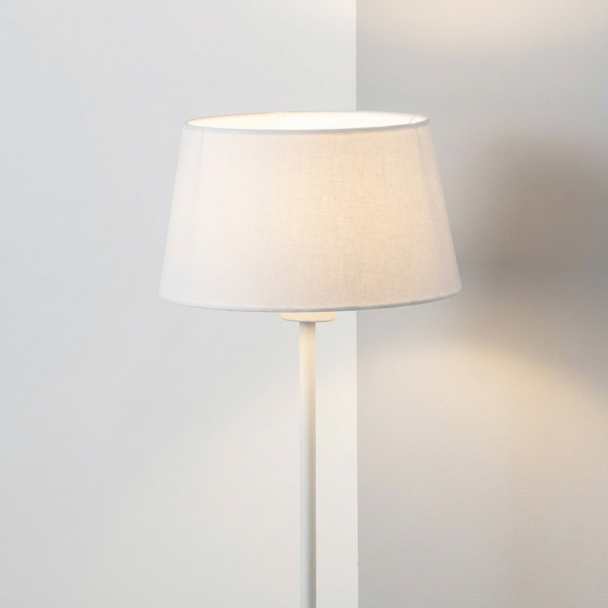 Brilagi - LED podna lampa CERIA 1xE27/40W/230V prečnika 30 cm bela