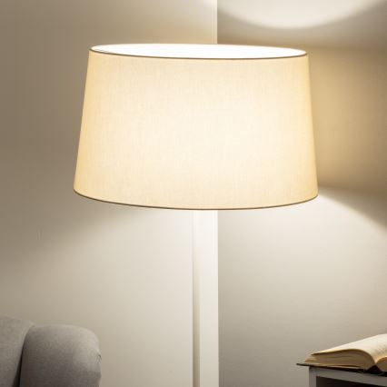 Brilagi - LED podna lampa CERIA 1xE27/40W/230V Ø 45 cm bež/bela
