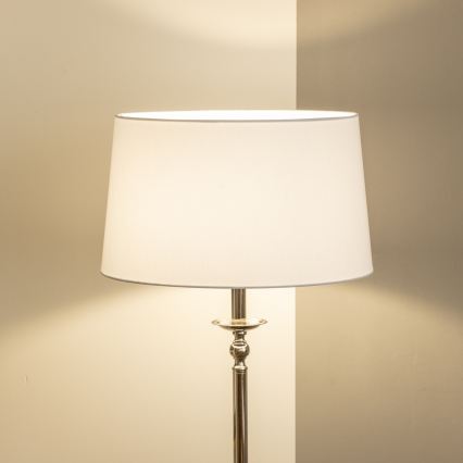 Brilagi - LED podna lampa CERIA 1xE27/60W/230V prečnik 45 cm sjajni hrom/bela