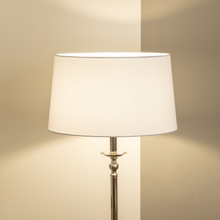 Brilagi - LED podna lampa CERIA 1xE27/60W/230V prečnik 45 cm sjajni hrom/bela