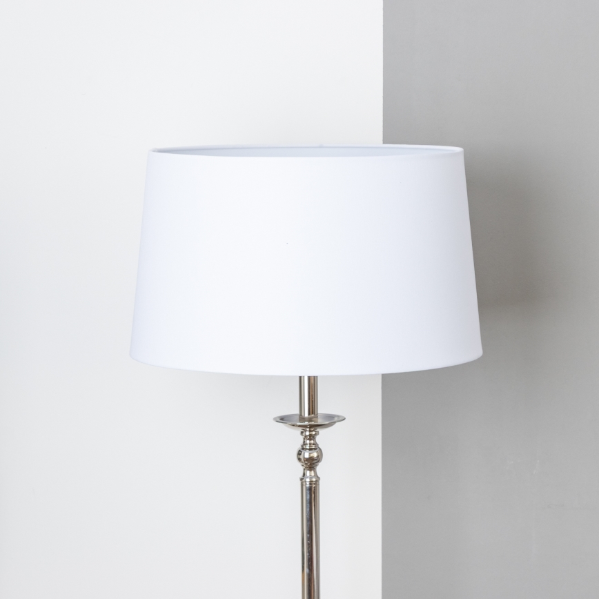 Brilagi - LED podna lampa CERIA 1xE27/60W/230V prečnik 45 cm sjajni hrom/bela